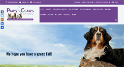 Desktop Screenshot of paws-n-clawspetsitting.com